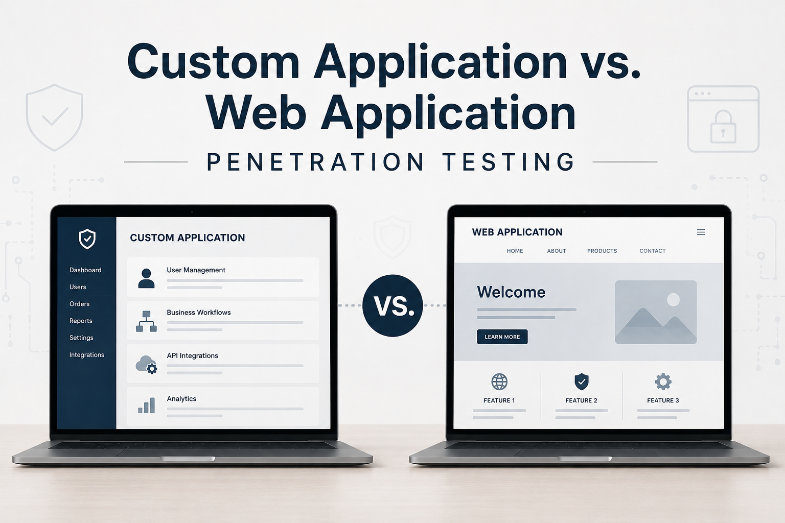 Custom Application vs. Web Application Penetration Testing